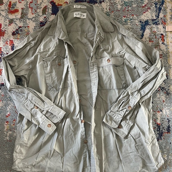 Orvis Green Fishing Shirt - Picture 1 of 3
